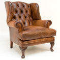 Contrast Upholstery Beauford Wing Chair